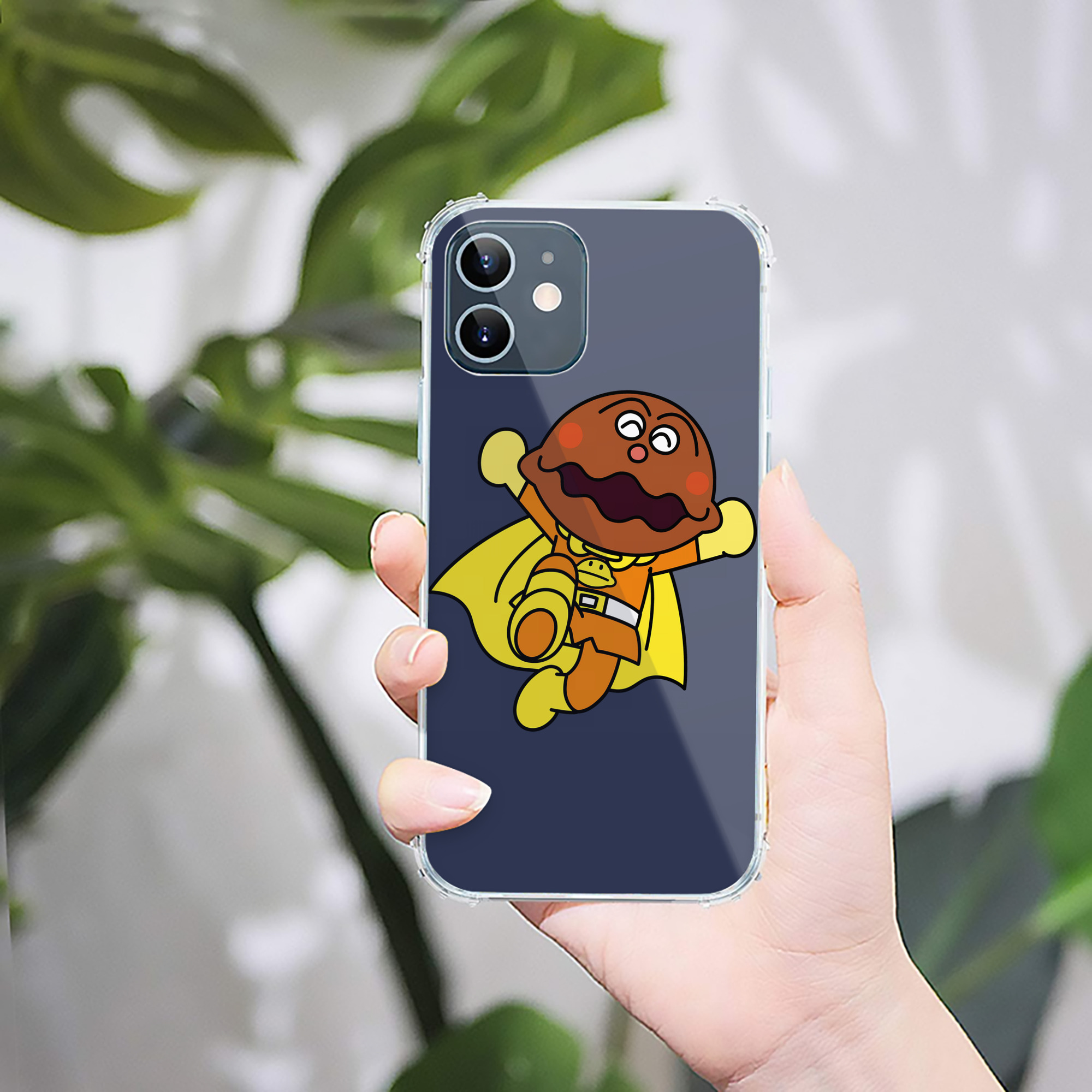 （画像用） アンパンマン Anpanman 【iPhone 12シリーズ対応】透明スマホケース（クリアソフトケース）